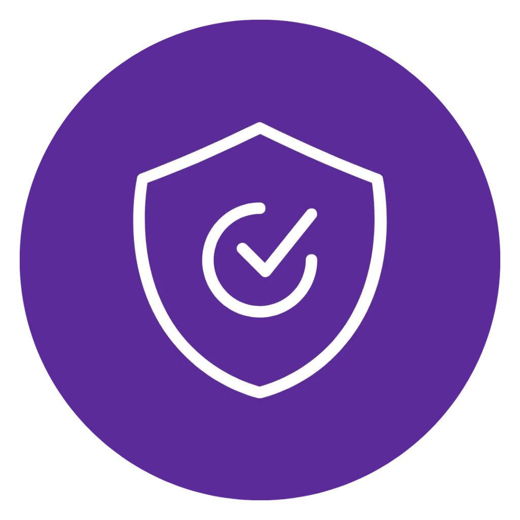 Icon: Data Governance &amp; Quality Assurance – Sicherstellung valider Datengrundlagen und Compliance als Kernbestandteil professionellen Data Science Consultings.