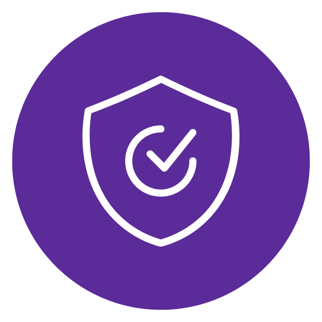 Icon: Data Governance & Quality Assurance – Sicherstellung valider Datengrundlagen und Compliance als Kernbestandteil professionellen Data Science Consultings.